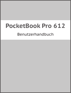 Bedienungsanleitung PocketBook Pro 612 E-reader