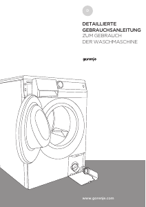 Bedienungsanleitung Gorenje WA7860 Waschmaschine