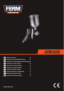 Instrukcja FERM ATM1039 Pistolet do malowania