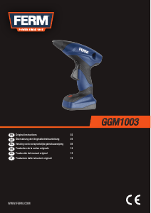 Manual de uso FERM GGM1003 Pistola para pegar