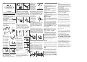 Handleiding AXA Newton Mini Pro Fietsslot