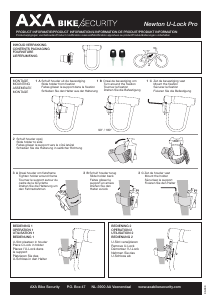 Manual AXA Newton Pro 190 Bike Lock