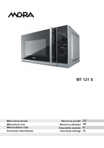 Instrukcja Mora MT 121 S Kuchenka mikrofalowa