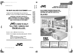 Handleiding JVC DLA-RS1 Beamer
