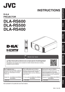 Manual JVC DLA-RS400 Projector