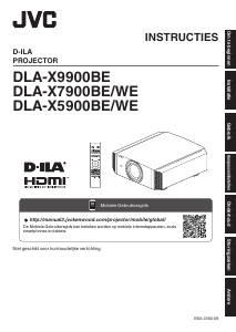 Handleiding JVC DLA-X5900BE Beamer