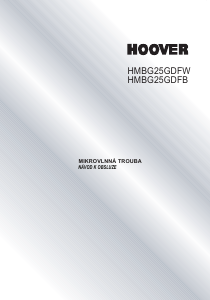 Manuál Hoover HMBG25GDFB Mikrovlnná trouba