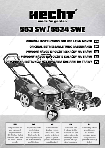 Manual Hecht 553 SW Lawn Mower