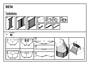 Návod GS Treppen Ben Detská zábrana