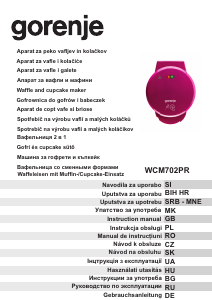 Használati útmutató Gorenje WCM702PR Gofrisütő
