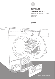 Manual Gorenje D7465NA Dryer