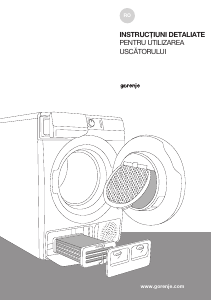 Manual Gorenje DE8B Uscător