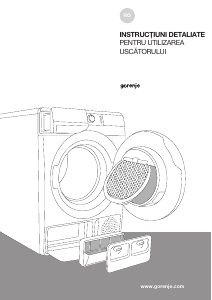 Manual Gorenje DE71 Uscător