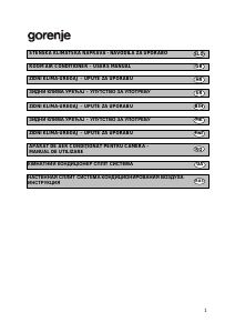 Посібник Gorenje KAS53NF3DCINVF1 Кондиціонер