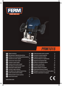 Manual FERM PRM1015 Plunge Router