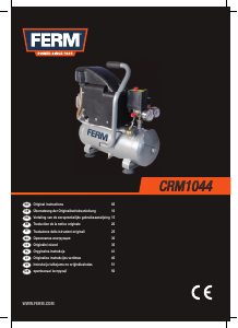 Handleiding FERM CRM1044 Compressor