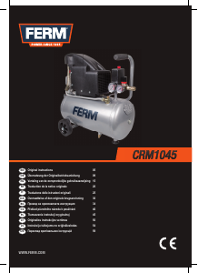 Handleiding FERM CRM1045 Compressor