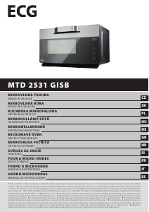 Használati útmutató ECG MTD 2531 GISB Mikrohullámú sütő