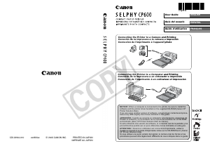 Manual Canon Selphy CP600 Printer