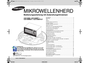 Bedienungsanleitung Samsung CE109MT Mikrowelle