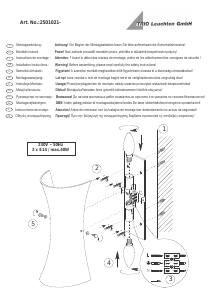 Handleiding Trio 2501021-01 Vita Lamp