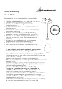 Hướng dẫn sử dụng Trio 3401011-07 Edison Đèn