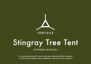 Handleiding Tentsile Stingray Tent