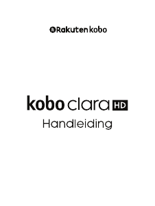 Handleiding Kobo Clara HD E-reader