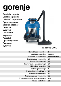 Manual Gorenje VC1601BUWD Aspirator