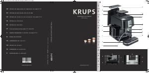 Manual de uso Krups EA850B Máquina de café espresso