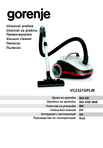 Manual Gorenje VC2321GPLW Vacuum Cleaner