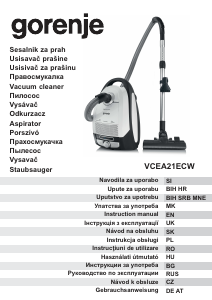 Handleiding Gorenje VCEA21ECW Stofzuiger