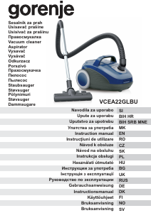 Manual Gorenje VCEA22GLBU Vacuum Cleaner