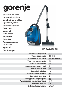 Manuál Gorenje VCEA24ECBU Vysavač