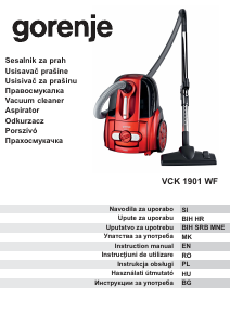 Manual Gorenje VCK1901WF Vacuum Cleaner
