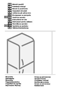 Priručnik Gorenje F4152CW Zamrzivač