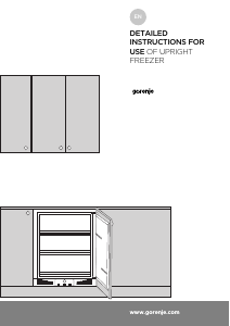 Handleiding Gorenje FIU6F091AWUK Vriezer