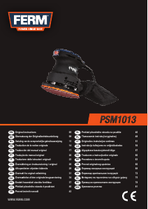 Instrukcja FERM PSM1013 Szlifierki oscylacyjne
