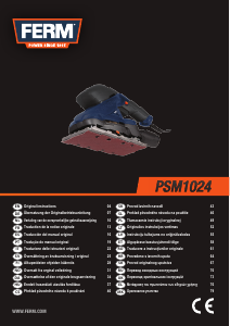 Manual FERM PSM1024 Mașină de șlefuit orbitală