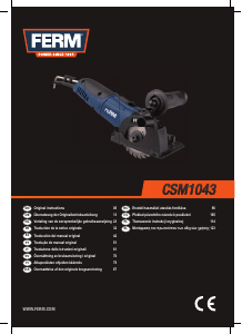 Mode d’emploi FERM CSM1043 Scie circulaire