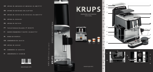 Manual de uso Krups EA8340 Máquina de café espresso