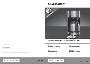 Bruksanvisning SilverCrest SKMD 1000 A1 KAT Kaffebryggare