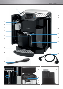 Manuale Krups EA9010 Macchina per espresso