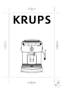 Manual de uso Krups F893 Máquina de café espresso