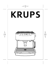 Manual de uso Krups F897 Máquina de café espresso