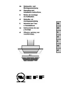 Manual de uso Neff D5855X0 Campana extractora