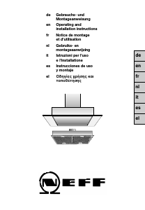 Manuale Neff D5675X0 Cappa da cucina