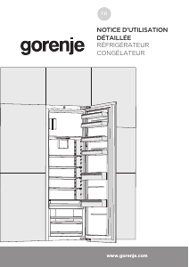 Mode d’emploi Gorenje RBI5182E1 Réfrigérateur