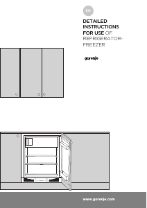 Handleiding Gorenje RBIU6F091AWUK Koelkast