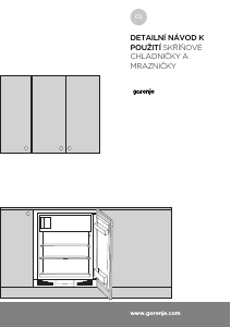 Manuál Gorenje RBIU6092AW Lednice